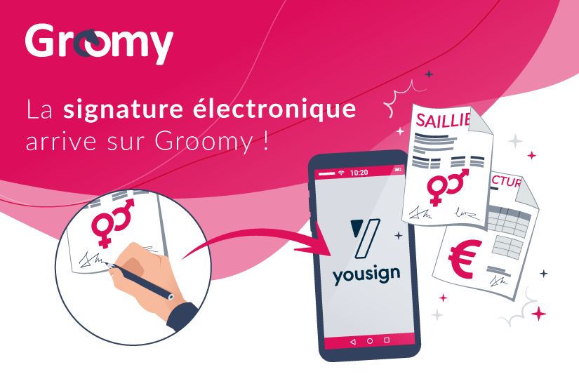 La signature électronique arrive sur Groomy !